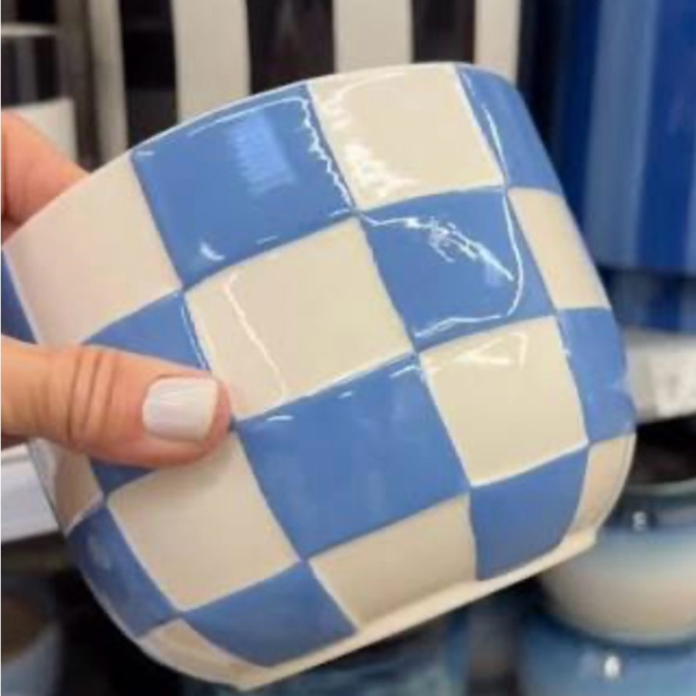 Mackenzie-Childs inspired planter bowl